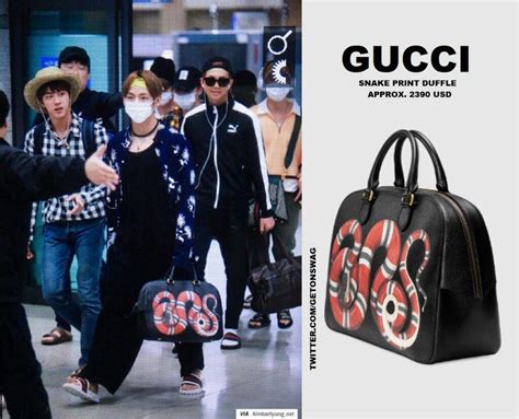 gucci taehyung bag|kim taehyung Gucci model.